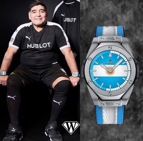 maradona watches hublot|maradona and ronaldo watches.